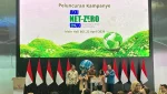 Peluncuran kampanye "Aku Net-Zero Hero" di Gedung Bursa Efek Indonesia, Jakarta, Rabu (22/4/2026). (Foto: Prima Gumilang)