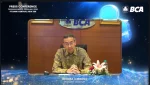 Presiden Direktur BCA Hendra Lembong dalam konferensi pers kinerja kuartal I 2026, Kamis 23 April 2026. (Foto: Tangkapan layar)