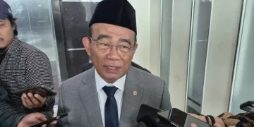 Penasihat Khusus Presiden Bidang Haji Muhadjir Effendy ditemui di Surabaya, Jatim, Kamis (30/4/2026). (Foto: ANTARA/Willi Irawan)