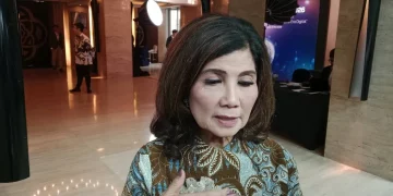 Ketua Bidang dan Kajian Ekonomi Perbankan Perbanas, Aviliani dalam wawancara cegat di sela acara CxO Forum Banking Update 2026, Rabu (13/5/2026). (Foto: Mohammad Adrianto Sukarso)