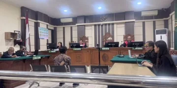 Babay Parid Wazdi saat menjalani sidang di Pengadilan Tipikor Semarang. (Foto: Instagram @pipitibrahimm)