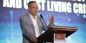 Chairman Infobank Media Group, Eko B Supriyanto, dalam acara Infobank Indonesia Digital Forum 2026: Reaching the Unbanked Amidst Cyber Threats and Cost Living Crisis, di Bali Room, Hotel Indonesia Kempinski, Jakarta, Jumat, 22 Mei 2026. (Foto: Zaenal Abdurrani)