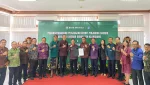 Penandatanganan oleh Bupati Klungkung I Made Satria ,S.H. dan Direktur Kredit Bank BPD Bali Made Lestara Widiatmika, disaksikan Direktur Utama Bank BPD Bali I Nyoman Sudharma, Direktur Kepatuhan Bank BPD Bali I Wayan Sutela Negara, dan Direktur Bisnis Bank BPD Bali I Nyoman Sumanaya. (Foto: Istimewa)