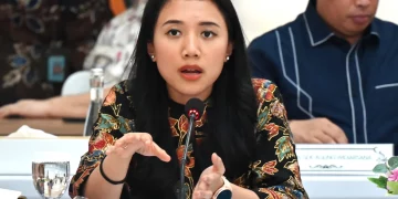 Anggota Komisi XI DPR RI Puteri Anetta Komarudin saat menghadiri agenda Kunjungan Kerja Reses Komisi XI DPR RI di Kota Pontianak, Kalimantan Barat, Kamis (7/5/2026). (Foto: DPR)