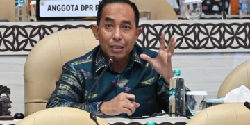 Anggota Komisi V DPR RI, Mori Hanafi, dalam Rapat Kerja Komisi V DPR RI bersama Menteri Perumahan dan Kawasan Permukiman (PKP), di Gedung Nusantara, DPR RI, Senayan, Jakarta, Selasa (26/5/2026). Foto: DPR