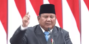 Presiden Prabowo Subianto saat menyampaikan kebijakan ekonomi makro dan pokok-pokok kebijakan fiskal (KEM-PPKF) RAPBN 2027, Rabu (20/5/2026). (Foto: Tangkapan layar TVP)
