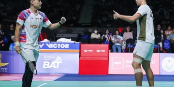 Pasangan ganda putra Indonesia, Leo Rolly Carnando/Daniel Marthin sukses meraih gelar juara Thailand Open 2026. (Foto: istimewa)
