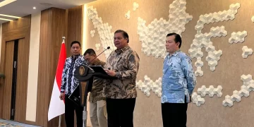 Menteri Koordinator Bidang Perekonomian Airlangga Hartarto. (Foto: Irawati)
