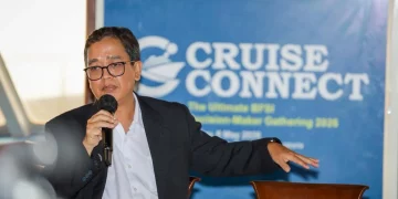 Deputi Bidang Keamanan Siber dan Sandi Perekonomian BSSN, Slamet Aji Pamungkas berbicara dalam acara Cruise Connect 2026 yang digelar Infobank Media Group berkolaborasi dengan XOEO, di Jakarta, Jumat, 8 Mei 2026.. (Foto: M. Zulfikar)
