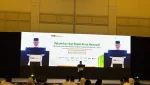 Wakil Presiden Republik Indonesia ke-13, Ma'ruf Amin saat memberikan sambutan dalam acara Pelantikan PP Masyarakat Ekonomi Syariah di Jakarta, Minggu, 24 Mei 2026 (Foto: M. Ibrahim)
