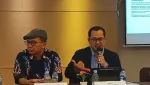 Wakil Ketua Bidang Ketenagakerjaan, Dewan Pimpinan Nasional (DPN) Apindo Darwoto memberi keterangan kepada media di Jakarta, Selasa (23/6/2026). ANTARA/Khaerul Izan