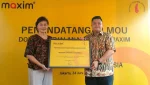 Maxim Indonesia menandatangani nota kesepahaman dengan Yayasan Cheshire Indonesia sebagai bagian dari upaya mendukung pemberdayaan penyandang disabilitas fisik. Maxim memberikan potongan komisi 0-1 persen bagi driver disabilitas, (Foto: M. Ibrahim)