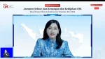 Ketua Dewan Komisioner OJK, Friderica Widyasari Dewi dalam Konferensi Pers Hasil Rapat Dewan Komisioner Bulanan Mei 2026, Jumat (5/6/2026). (Foto: tangkapan layar Youtube OJK)