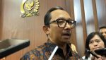 Wakil Menteri Keuangan (Wamenkeu) Juda Agung dalam wawancara cegat di Gedung DPR RI, Jakarta, Senin, 29 Juni 2026. (Foto: Irawati)