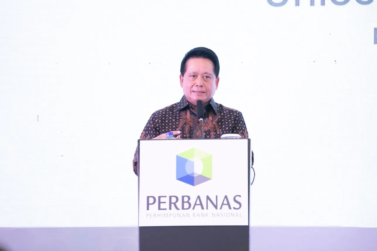 Ketua Umum Perbanas sekaligus Direktur Utama BRI Hery Gunardi