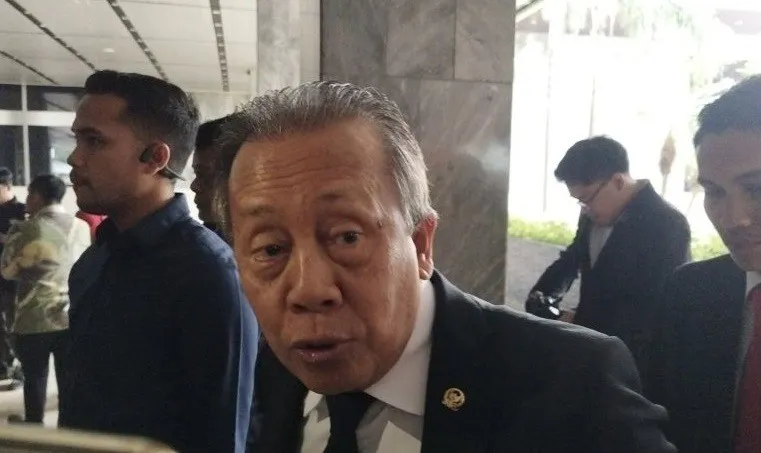 Wakil Ketua DPR RI Saan Mustopa di kompleks parlemen, Jakarta, Selasa (21/7/2026). (Foto: ANTARA/Bagus Ahmad Rizaldi)
