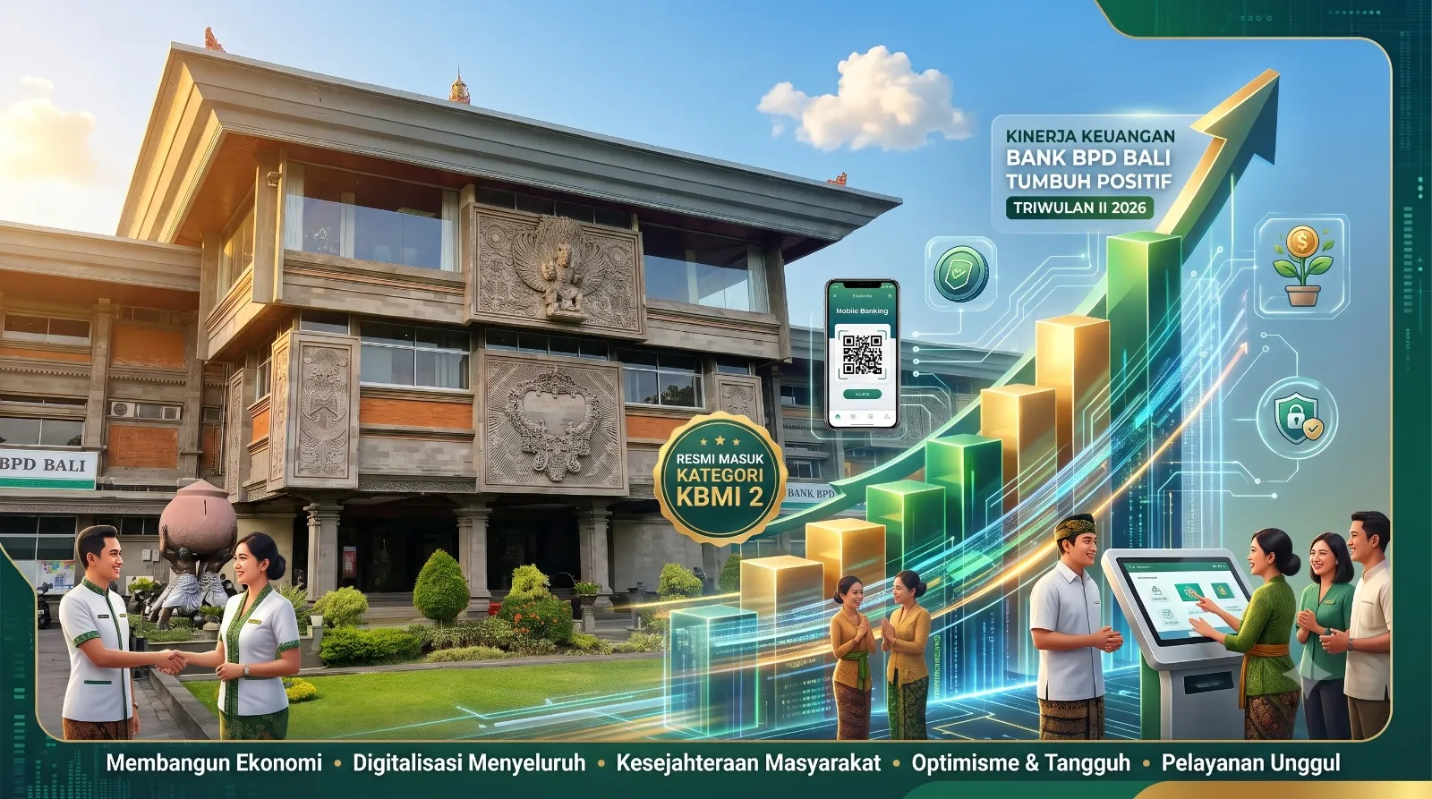 Ilustrasi - Raih Kinerja Positif Triwulan II 2026, Bank BPD Bali Resmi Naik Kelas ke KBMI 2 dan Perkuat Sektor UMKM. (Foto: Dok. Bank BPD Bali)