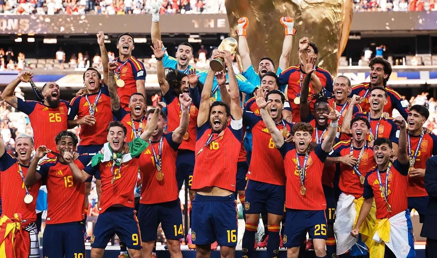Timnas Spanyol menjadi juara Piala Dunia 2026. (Foto: FIFA World Cup)