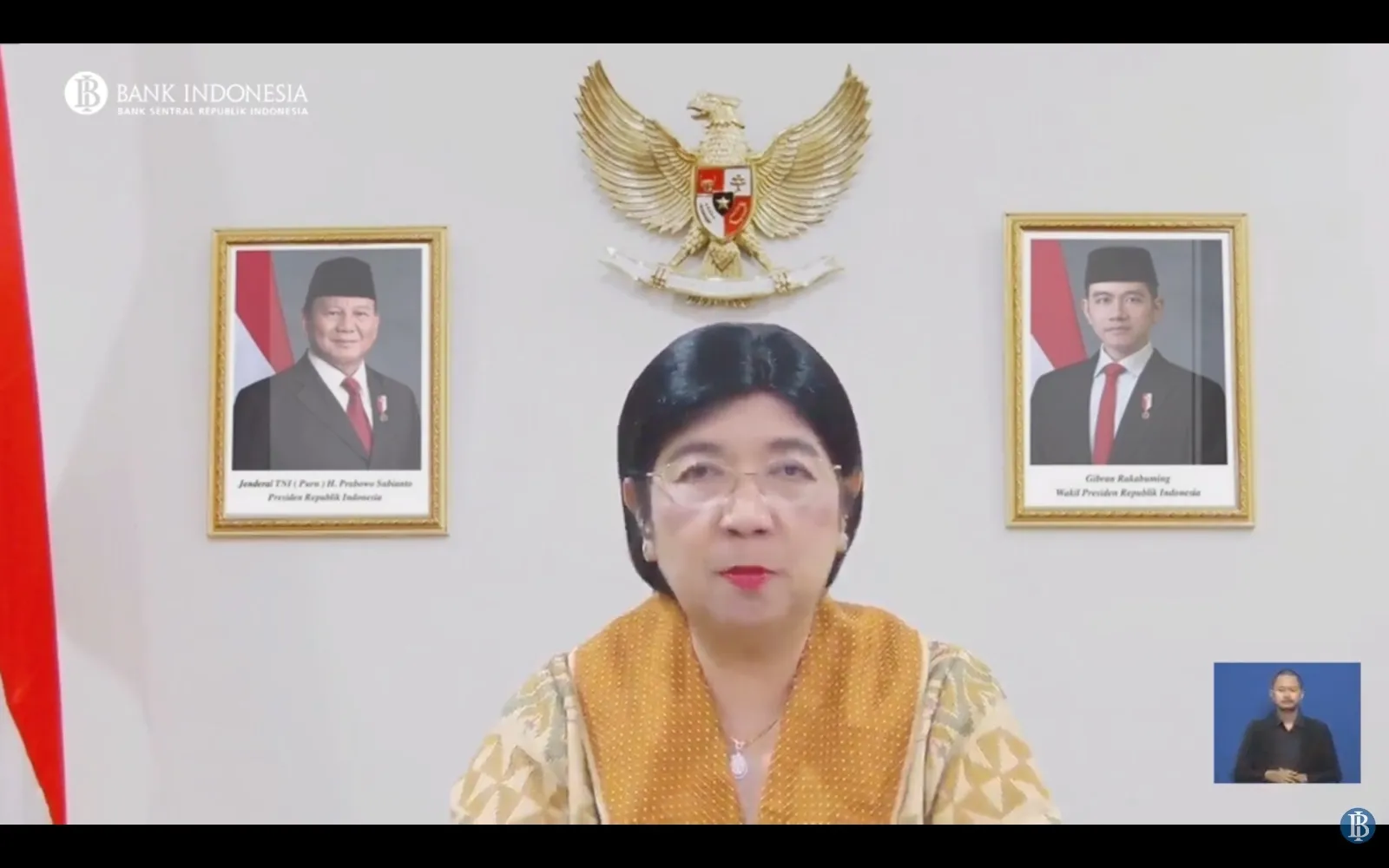 Pejabat Gubernur Sementara (Pjs) Bank Indonesia (BI) Destry Damayanti